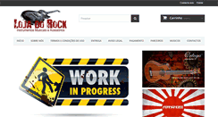 Desktop Screenshot of lojadorock.com