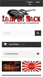 Mobile Screenshot of lojadorock.com